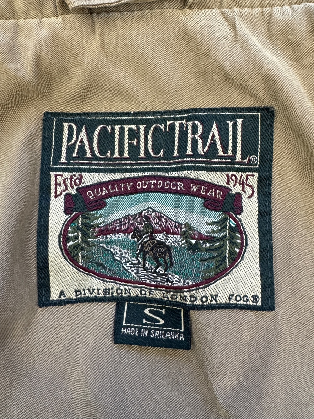 Pacific Trail Men's Tan Khaki Utility Field Jacket Parka S Outdoor Cabincore - Picture 2 of 13